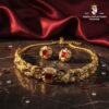 Royal Ruby Elegance Necklace Set – Premium Gold-Tone Kundan Jewellery